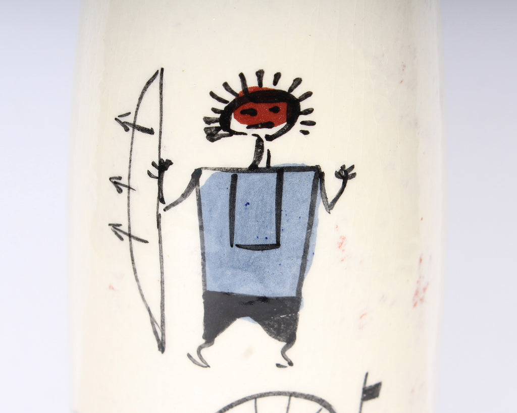 Ron Scharf #854 Mid-Century Ceramic Bottle