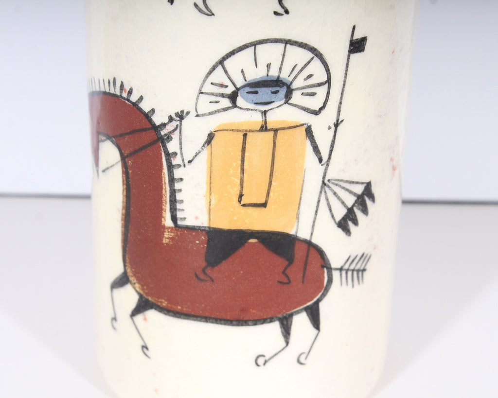 Ron Scharf #854 Mid-Century Ceramic Bottle