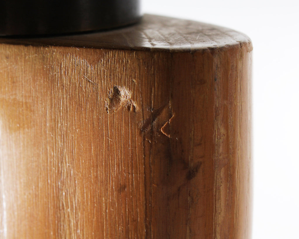 Yasha Heifetz Modernist 1940s Cerused Oak Floor Lamp