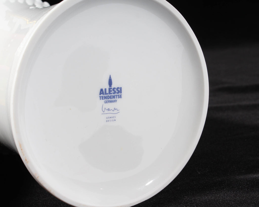 Michael Graves for Alessi "Tendentse" White Porcelain Vase