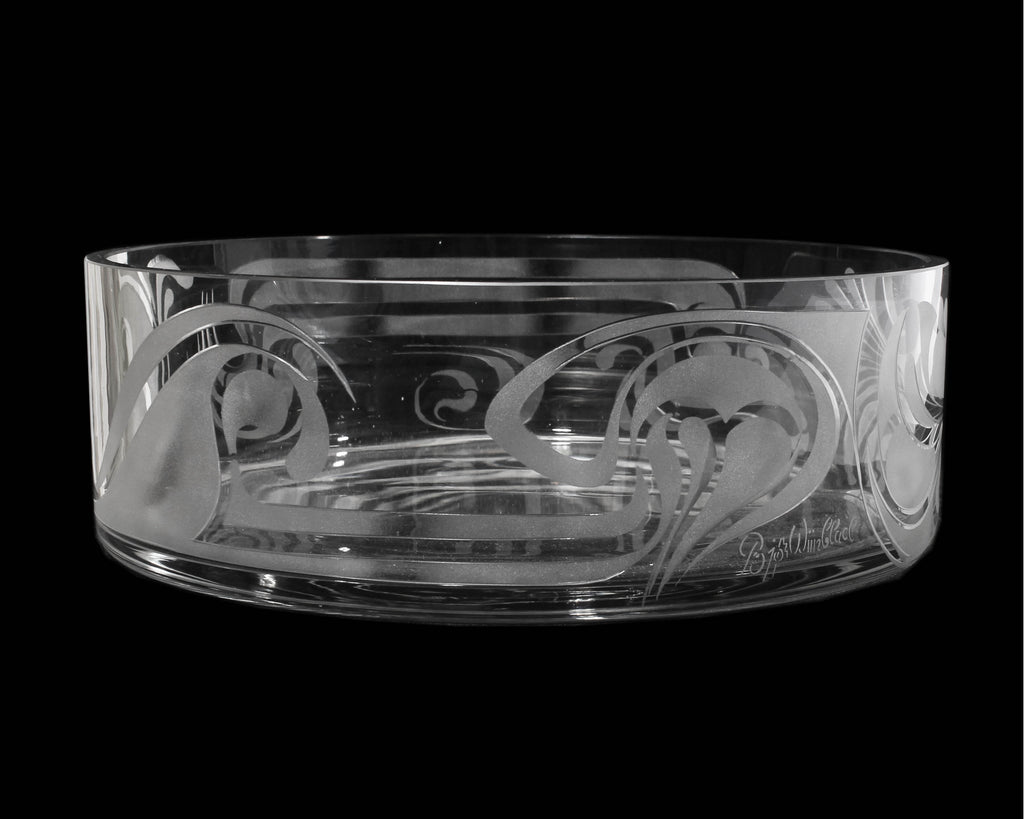 Bjørn Wiinblad for Rosenthal Studio Line Crystal Centerpiece Bowl
