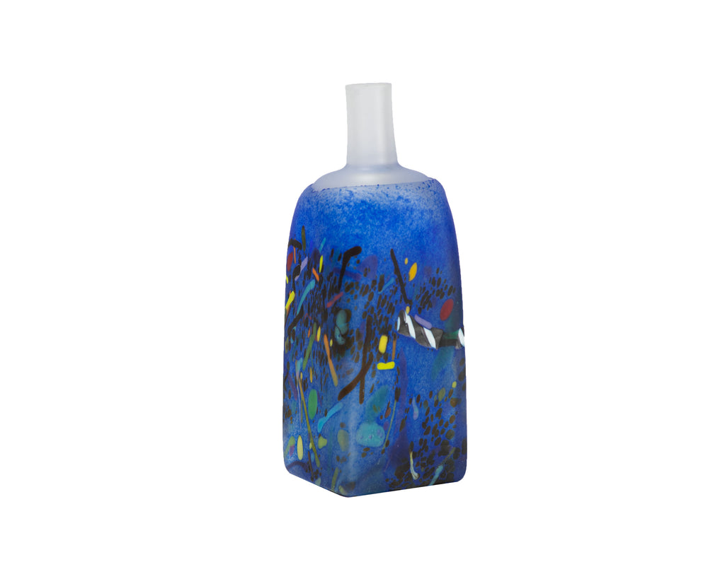 Bertil Vallien Kosta Boda Atelier Confetti Bottle Vase