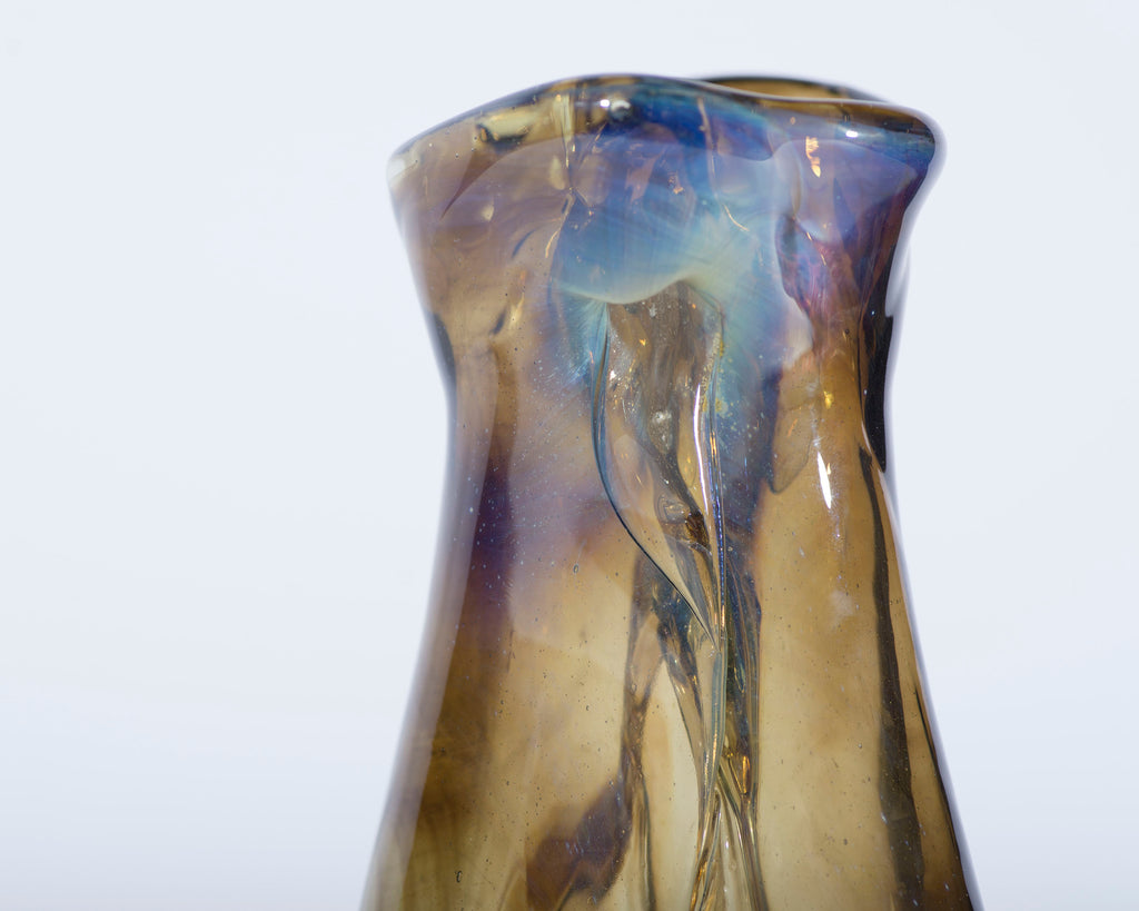 Michael Boylen Signed Art Glass Vase