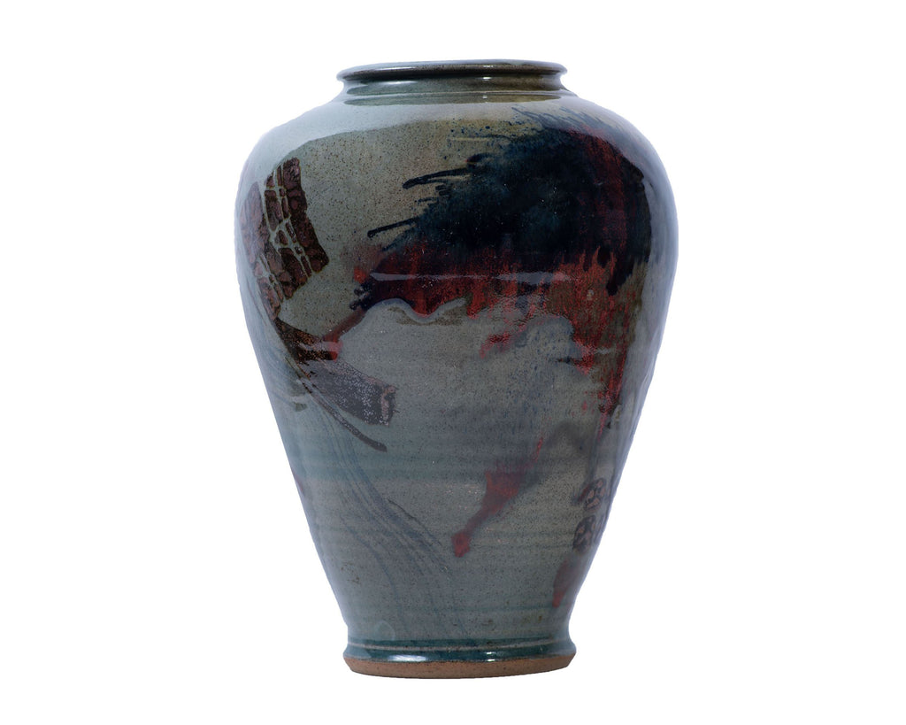 Bob Hasselle Signed Studio Pottery Vase