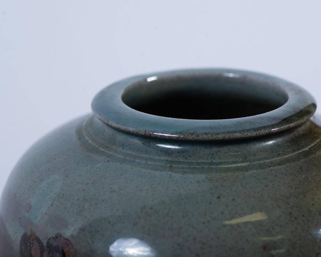 Bob Hasselle Signed Studio Pottery Vase