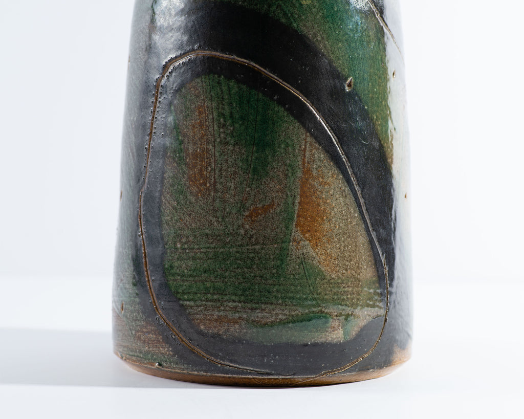 Mark Richardson Signed 1998 Studio Pottery Vase