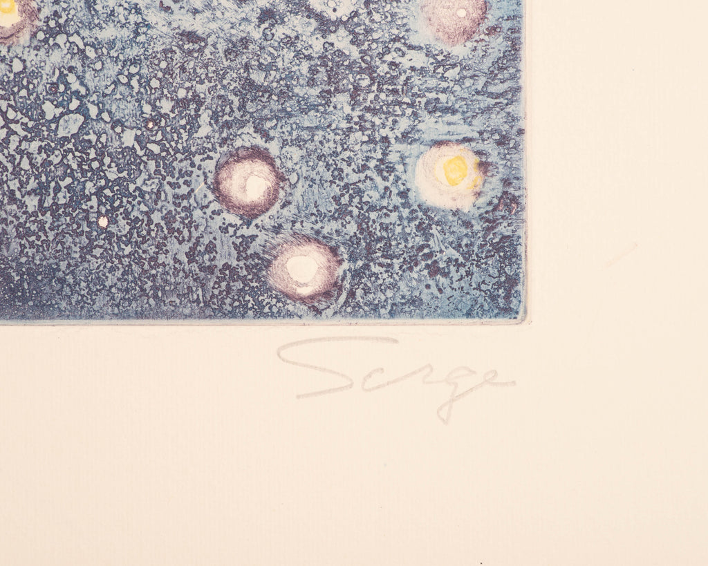 Walter Sorge Signed "Starry Night" Limited Edition Etching