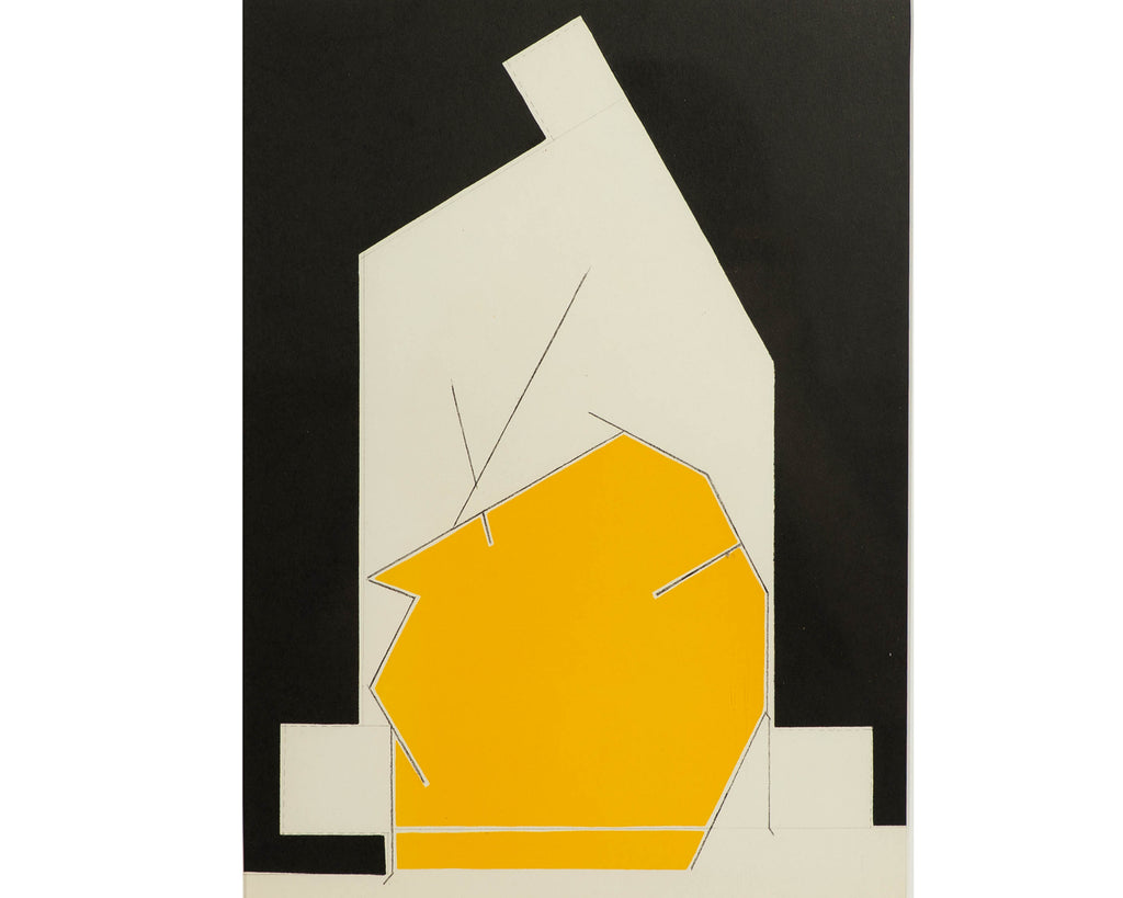 Pablo Palazuelo 1970 Lithograph from “Derriere le Miroir," No. 184