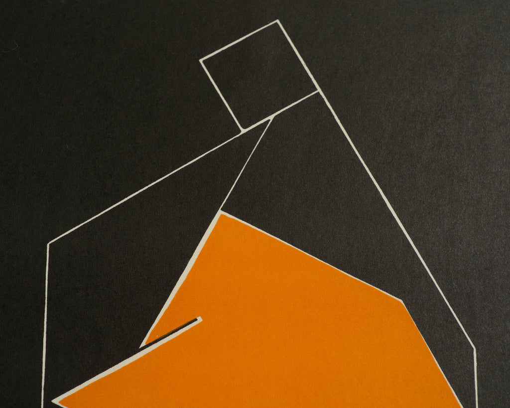 Pablo Palazuelo 1970 Lithograph from “Derriere le Miroir," No. 184