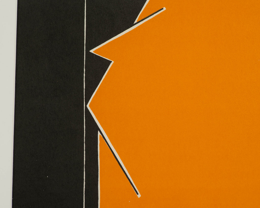 Pablo Palazuelo 1970 Lithograph from “Derriere le Miroir," No. 184