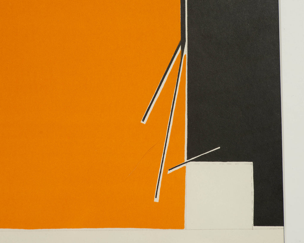 Pablo Palazuelo 1970 Lithograph from “Derriere le Miroir," No. 184
