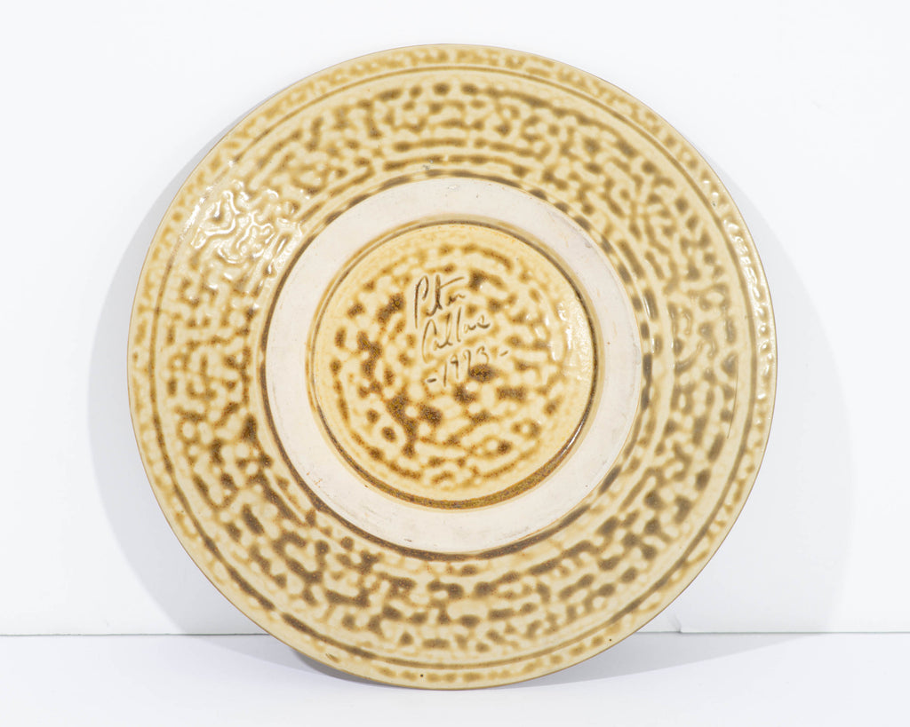 Peter Callas 1973 Signed Studio Pottery Decorative Plate
