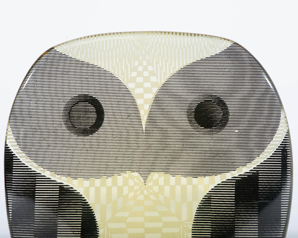 Abraham Palatnik Op-Art Lucite Owl
