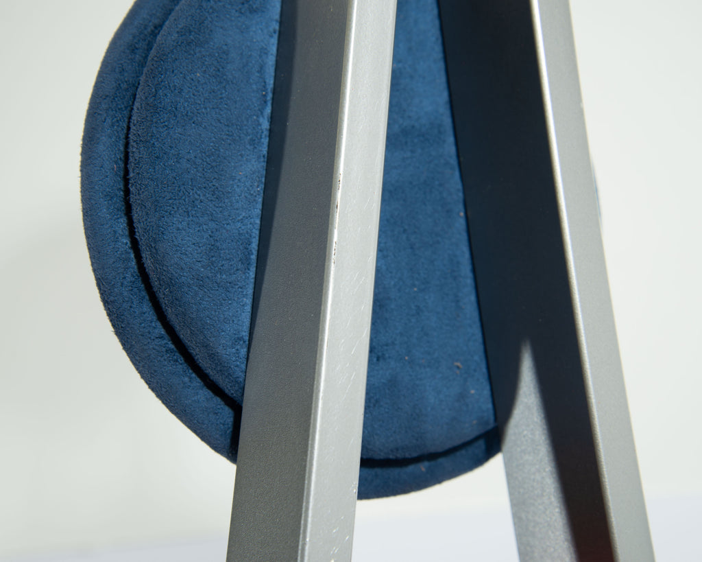 Benjamin Le Axis Postmodern Red and Blue Dining Chairs