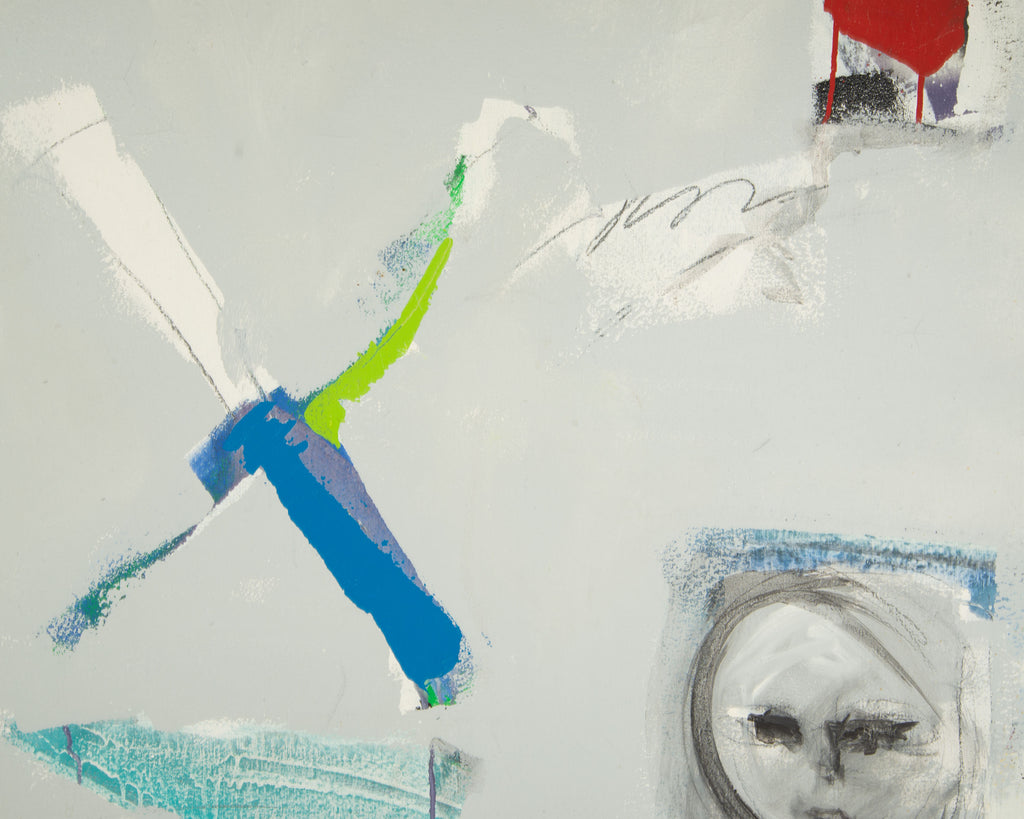 Sachio Yamashita Abstract Oil on Canvas Painting