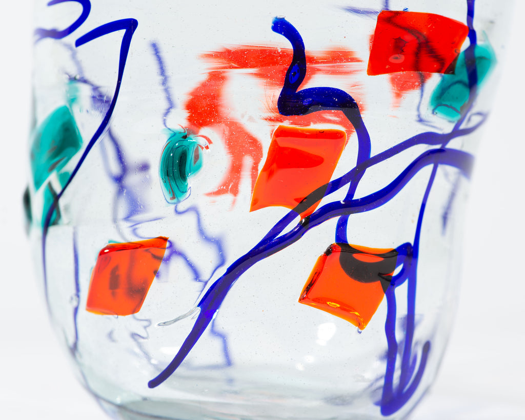 Kai Koppel 1997 Signed Art Glass Vase