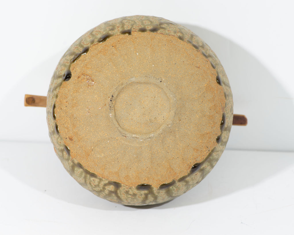 Mike Imes Signed Studio Pottery Lidded Vessel
