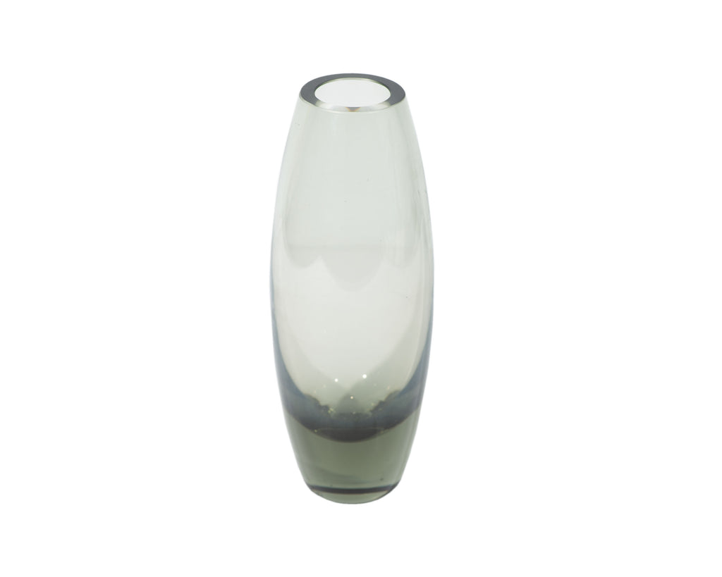 Per Lutken Holmegaard Gray “Hellas” Glass Vase