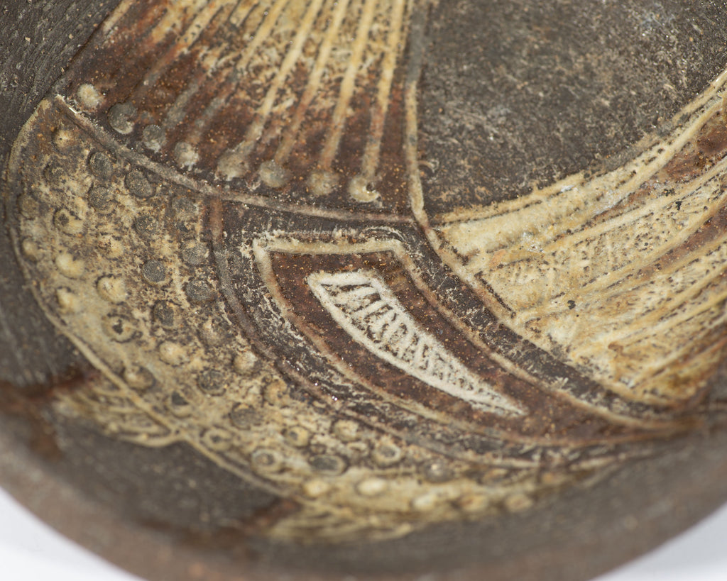 Elsi Bourelius Ceramic Bowl with Rooster Design