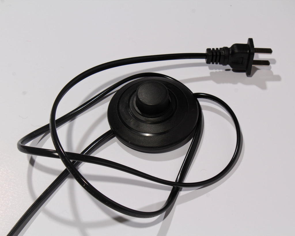 Postmodern Black and Tan Metal Floor Lamp
