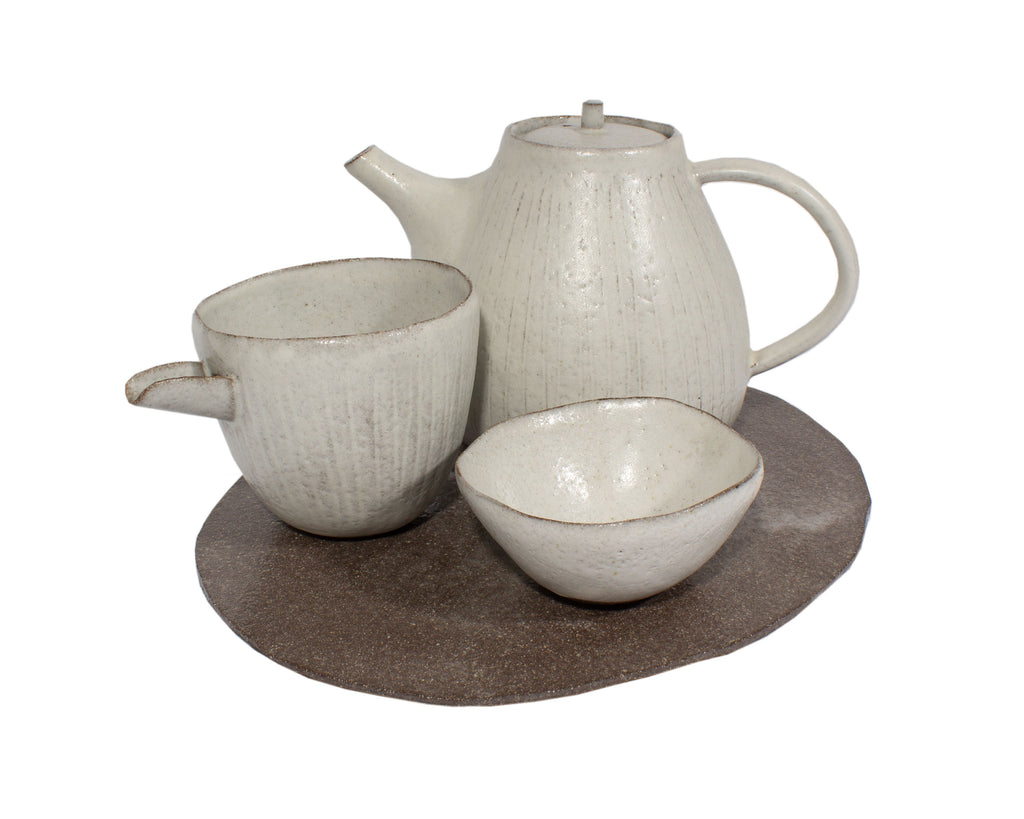 Kaori Tatebayashi Signed Studio Pottery Tea Set
