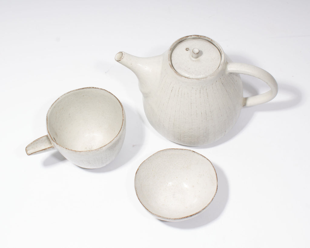 Kaori Tatebayashi Signed Studio Pottery Tea Set