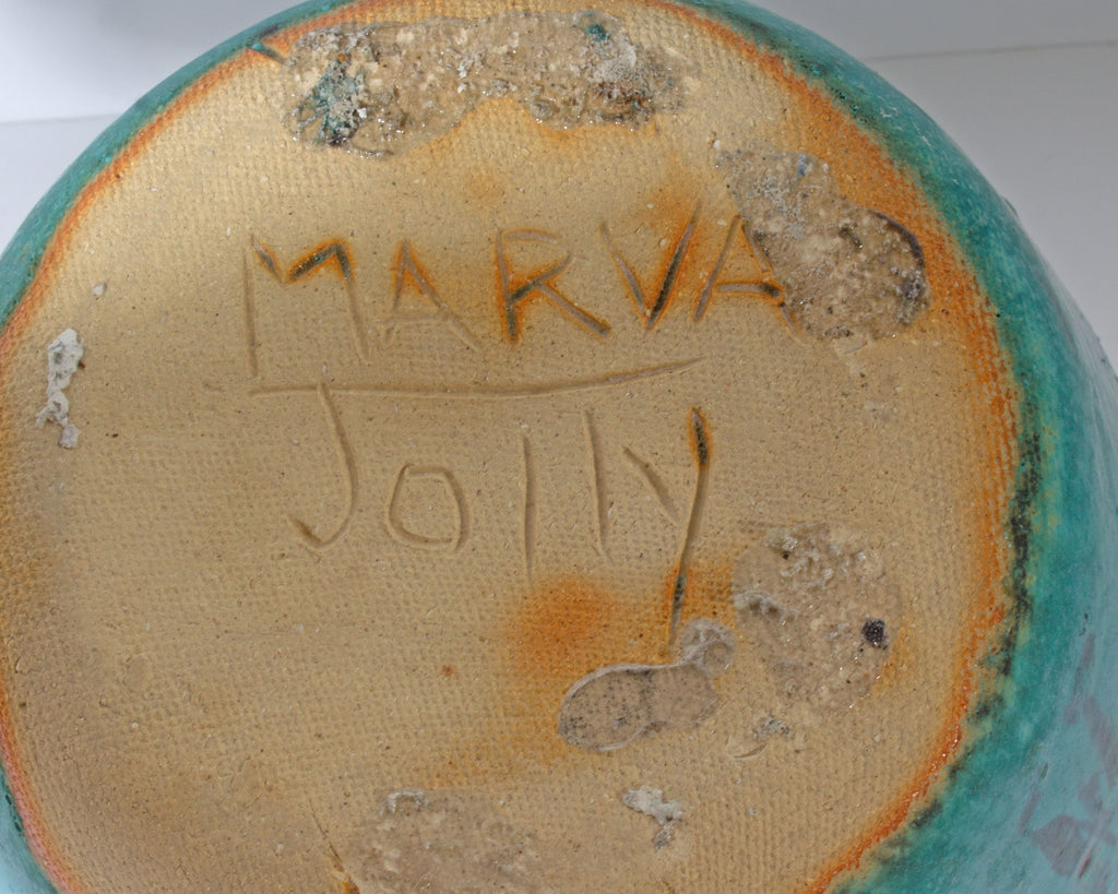 Marva Lee Pitchford-Jolly Signed Studio Pottery Vessel