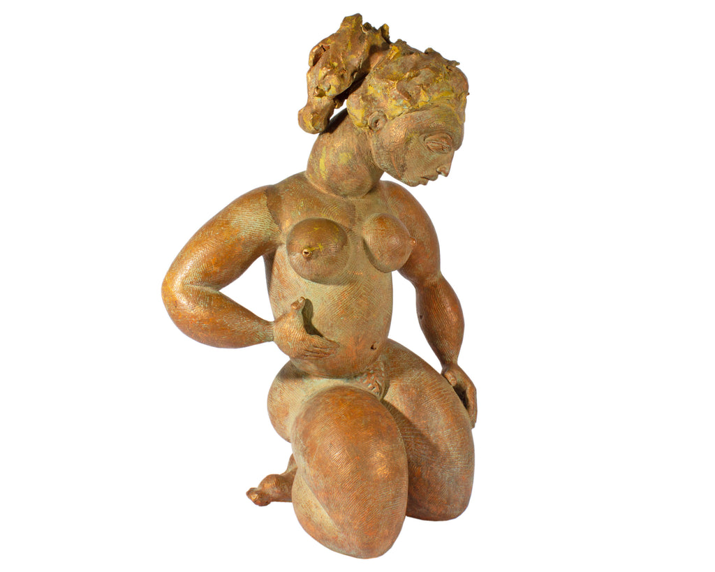 James Tyler Signed Studio Pottery Abstract Nude Sculpture