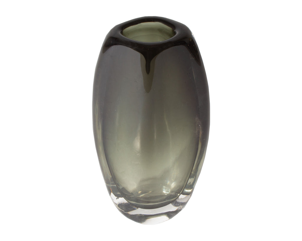Nils Landberg Orrefors Swedish Sommerso Glass Vase