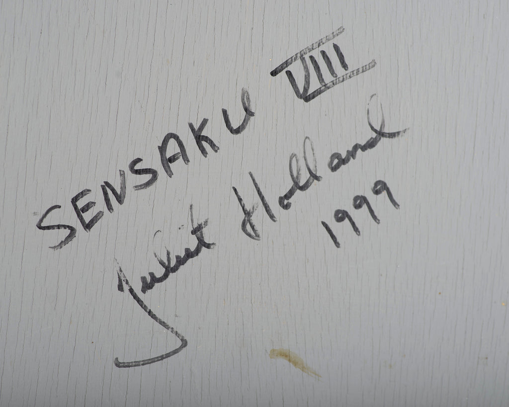 Juliet Holland 1999 Signed “Sensaku VIII” Mixed Media Wall Assemblage