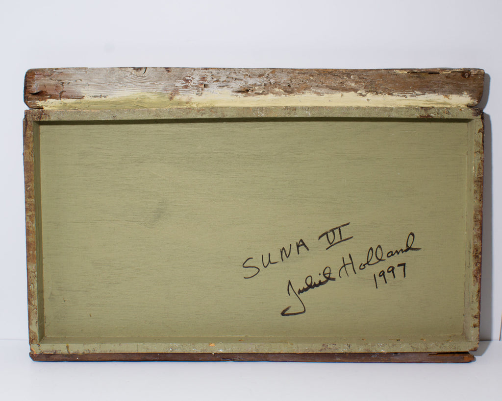 Juliet Holland Signed 1997 “Suma VI” Mixed Media Wall Assemblage