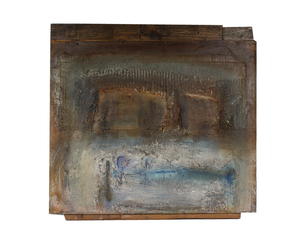 Juliet Holland Signed 1995 “Place of Memory, Constructing Memory XXXI” Mixed Media Assemblage