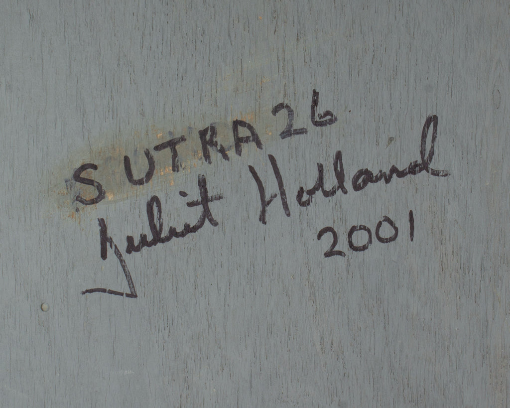 Juliet Holland Signed 2001 “Sutra 26” Mixed Media Wall Assemblage