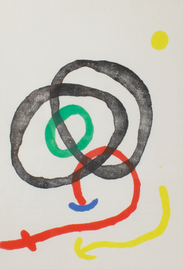 Joan Miró 1967 Lithograph from "Derriere le Miroir," No. 169