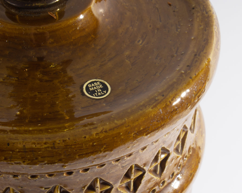 Bitossi Italian Mid-Century Ceramic Table Lamp