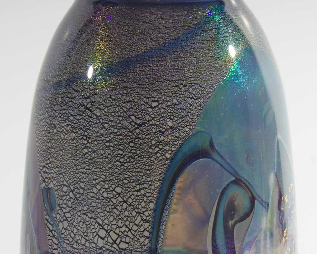 Robert Eickholt Signed 1982 Art Glass Vase