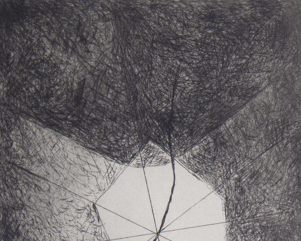 Josef Sima 1967 “Abstract Window”  Etching from “Paroles Peintes III”