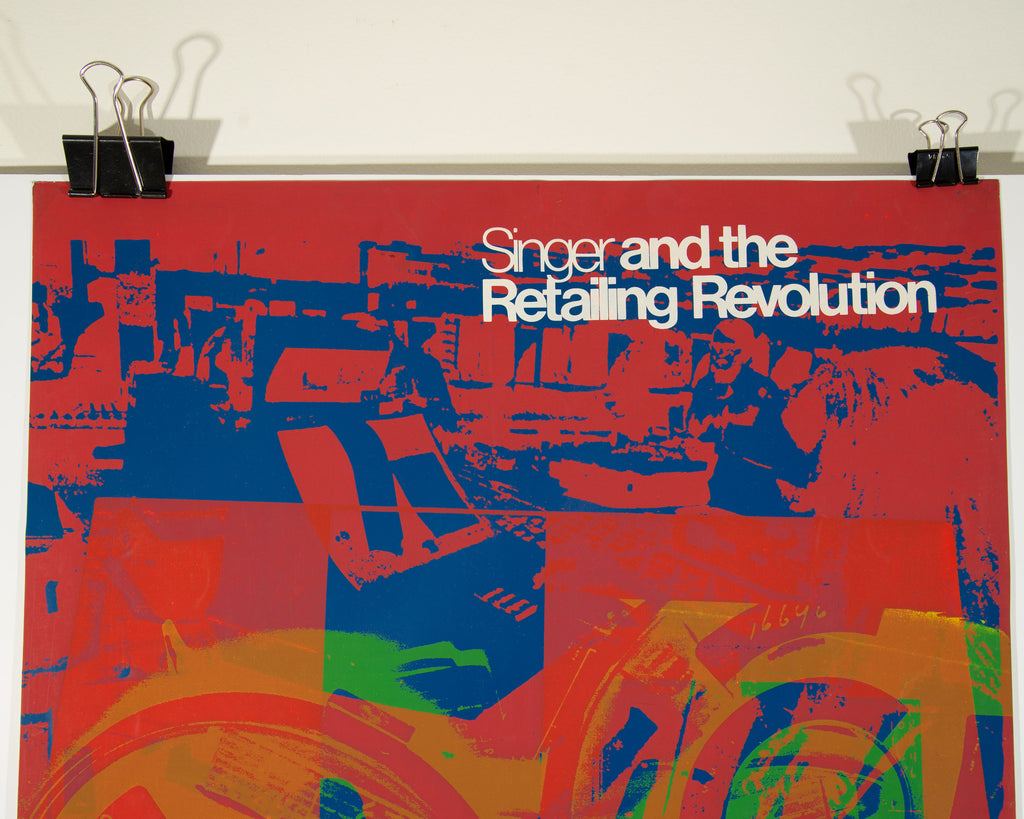 Peter Gee “Singer and the Retailing Revolution” Pop Art Serigraph Print