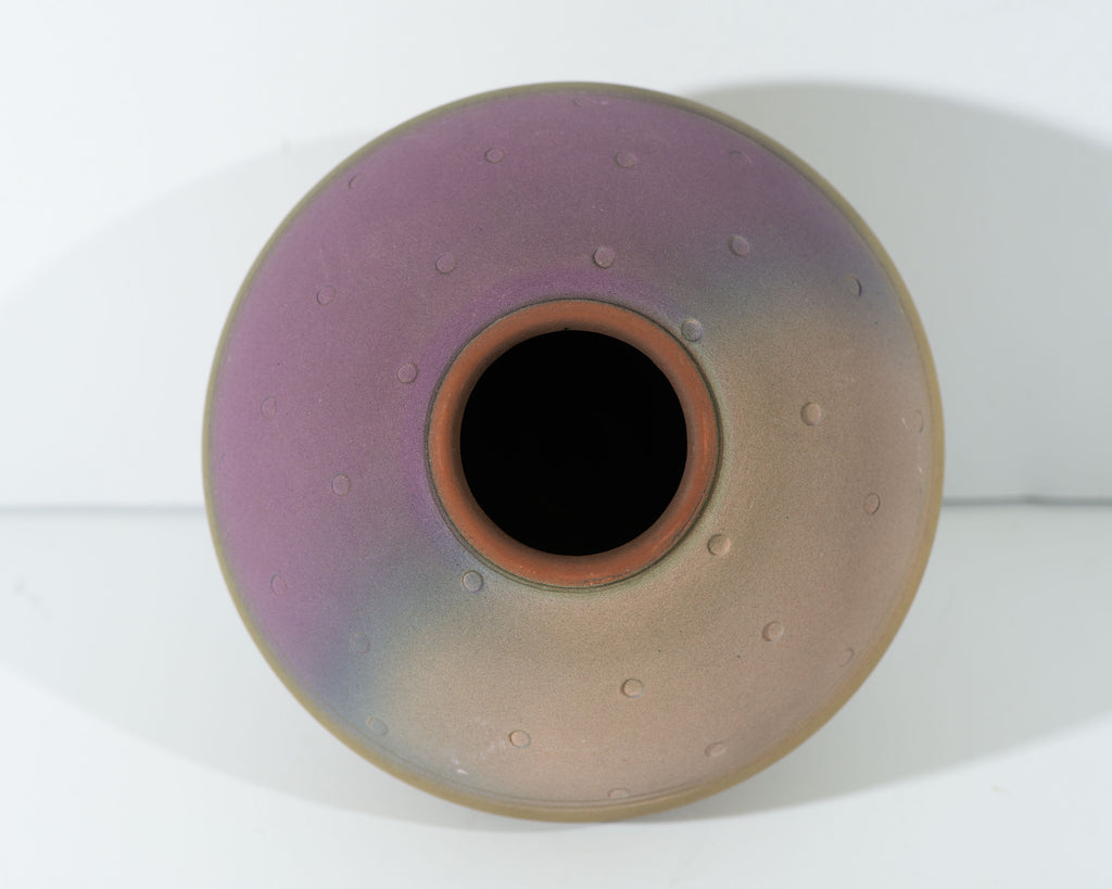 Jim Kemp Signed Postmodern Studio Pottery Lidded Vessel