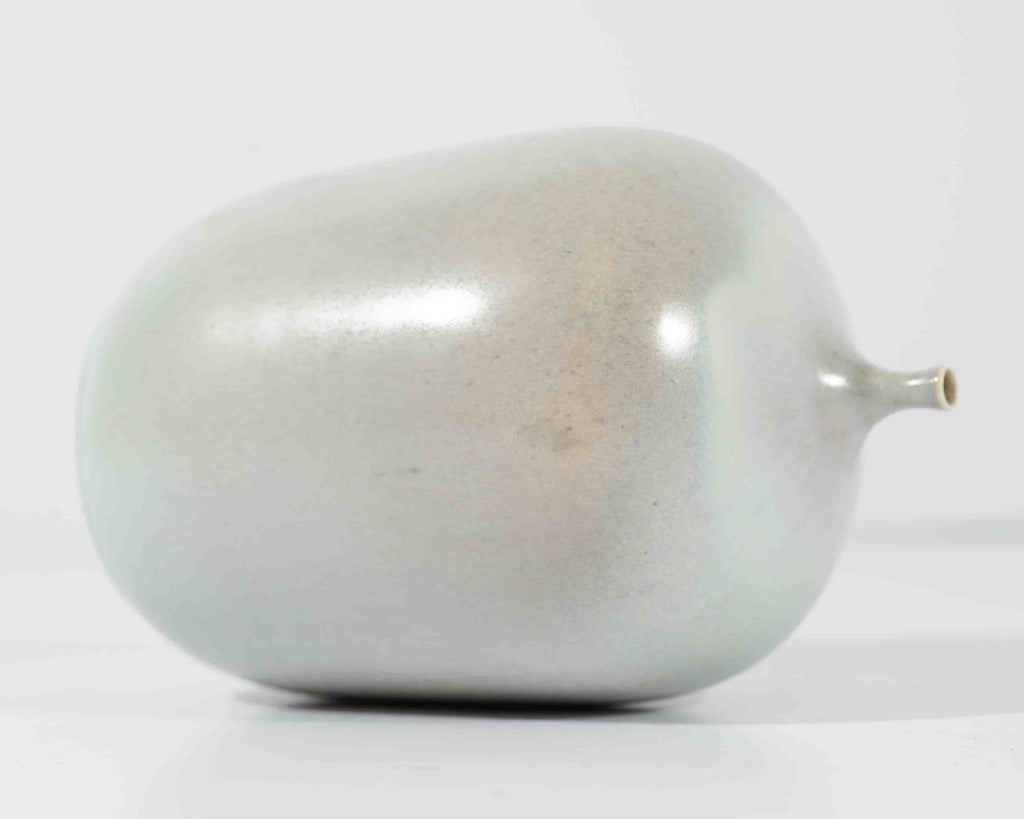Nancy Wickham Signed Studio Pottery White Vase