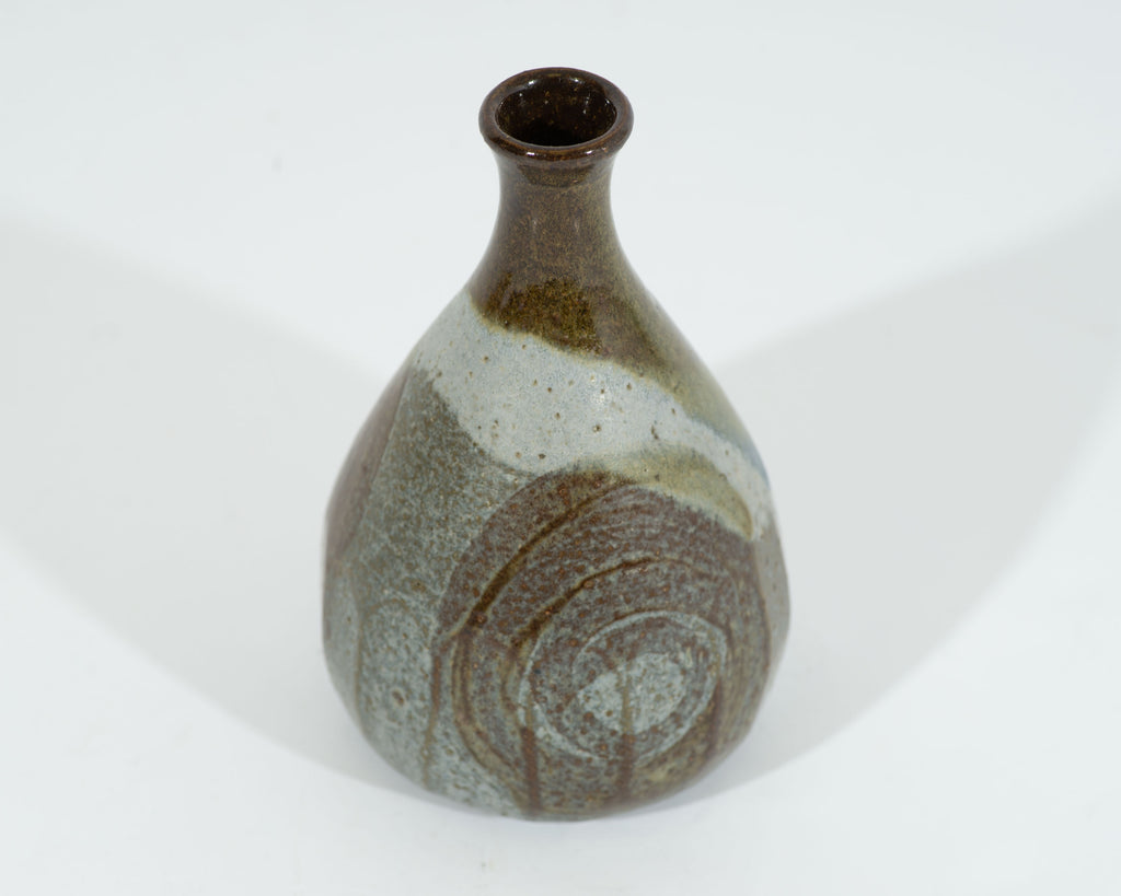 Lorri Sarosy 1970s Signed Studio Pottery Vase