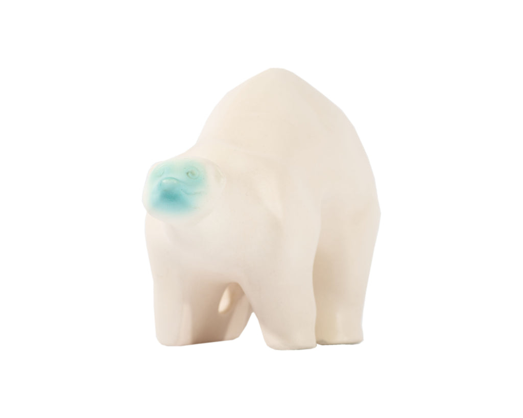 Bell of California Ceramic Blue and White Polar Bear