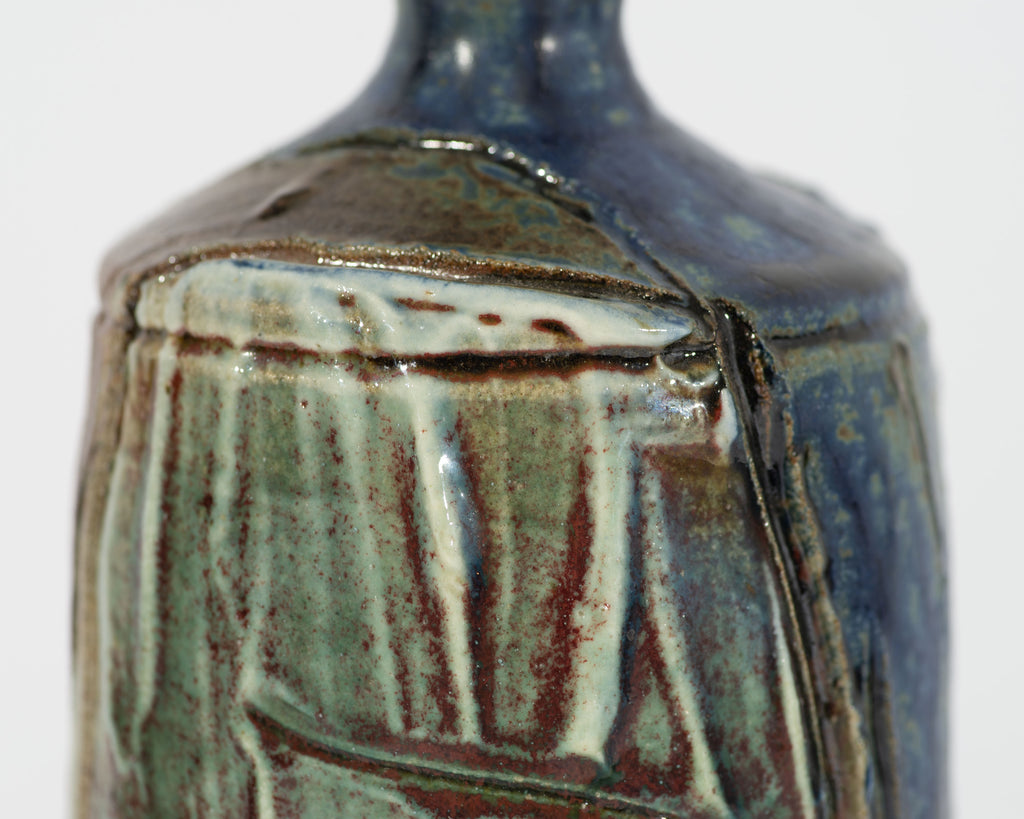 Berning Signed Studio Pottery Bottle Vase