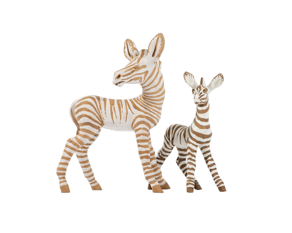 Zaccagnini Italian Ceramic Zebras