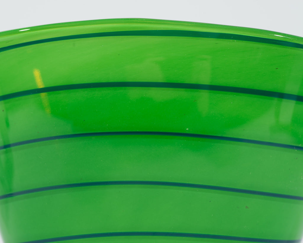 Anne Ehrner Kosta Boda “Epoque” Green Blue Glass Vase