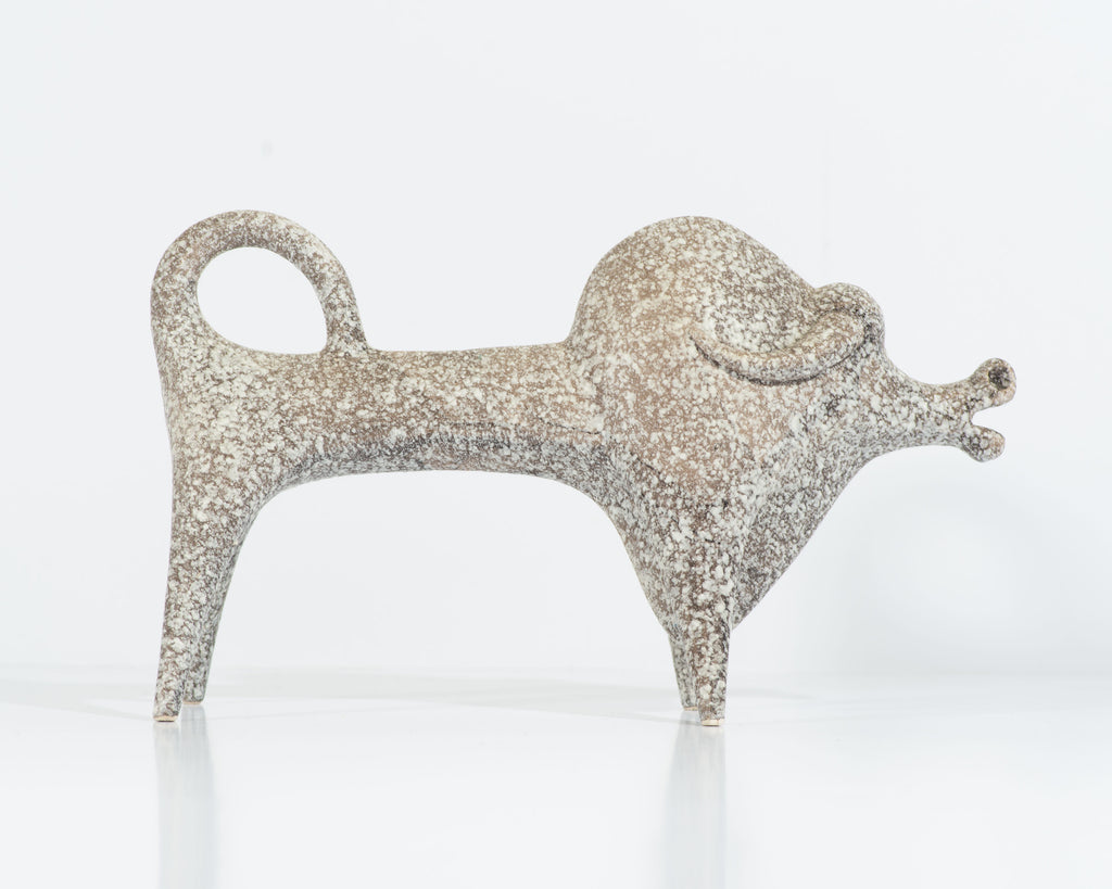 Roberto Rigon Bertoncello Italian Ceramic Bull Buffalo
