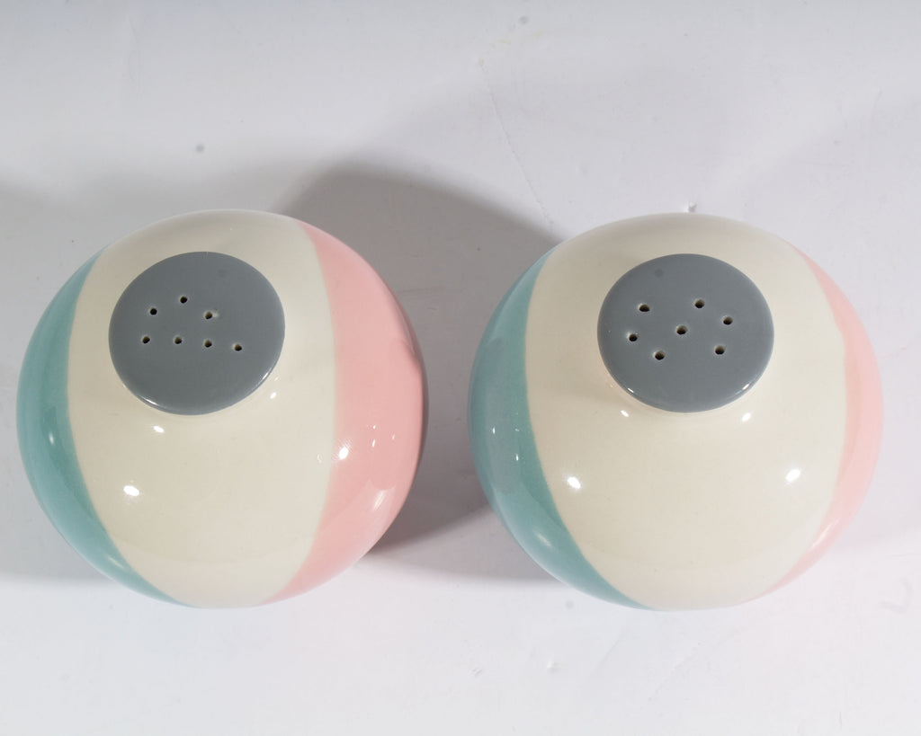 Eva Zeisel Hall China Tri-Tone Salt and Pepper Shakers