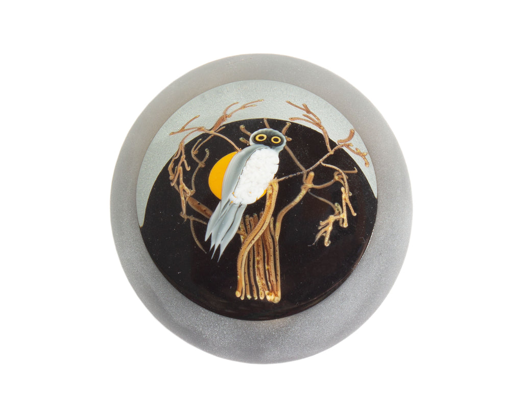 Steven Corriea Signed Limited Edition Owl Paperweight