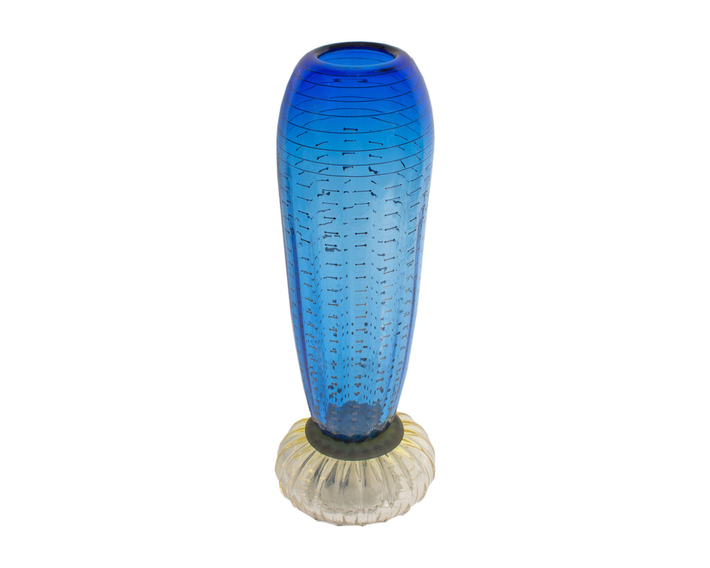 Bruce Pizzichillo and Dari Gordan Signed Art Glass Vase