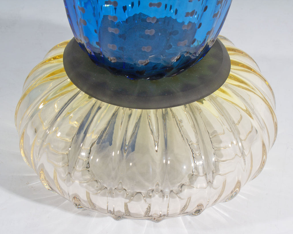 Bruce Pizzichillo and Dari Gordan Signed Art Glass Vase